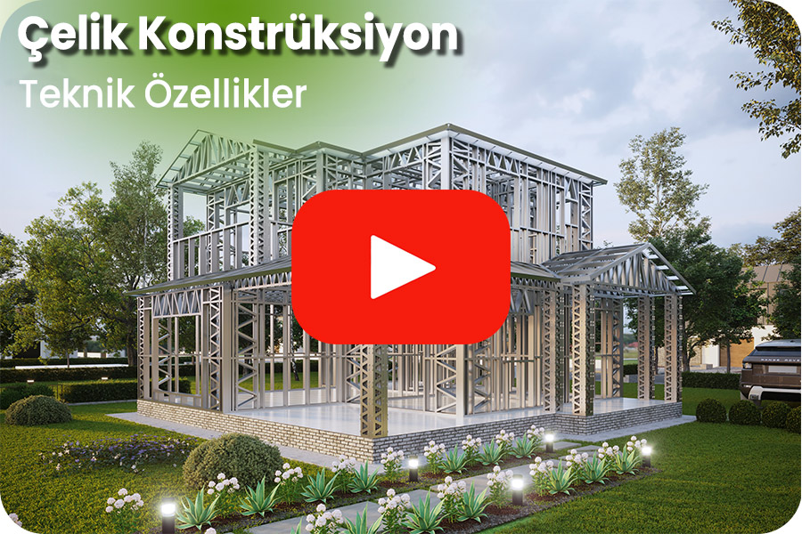 prefabrik çelik ev