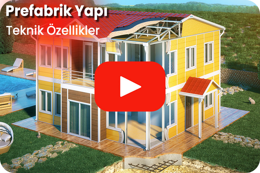 prefabrik çelik ev