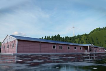 686 m² Prefabrik Ofis