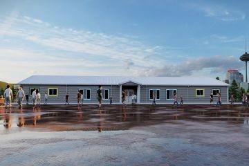 656 m² Prefabrik Okul