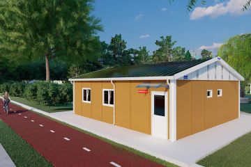 69 m² Prefabrik Hastane