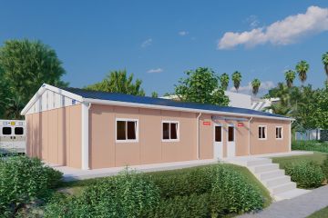 137 m² Prefabrik Hastane