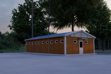 82 m² Prefabrik Wc & Duş