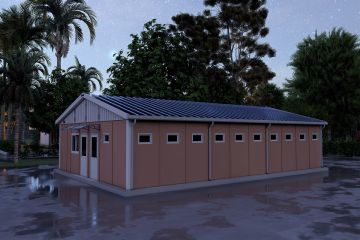 106 m² Prefabrik Wc & Duş