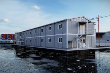 634 m² Prefabrik Yemekhane