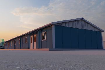 283 m² Prefabrik Yemekhane