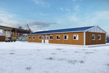 204 m² Prefabrik Yemekhane