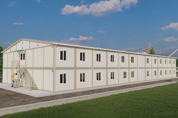 828 m² Konteyner Ofis